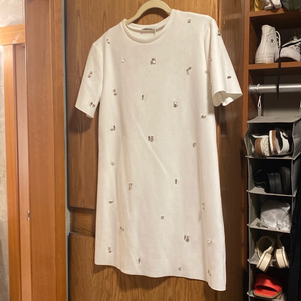 White Zara Mini Dress